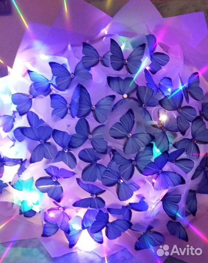Букет бабочки светильник