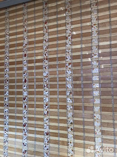 Шторы рулонные, бамбуковые