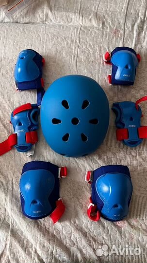 Защита для роликов со шлемом детская