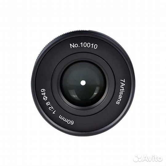 Объектив 7artisans 60mm F2.8 II Canon EOS-M, чер