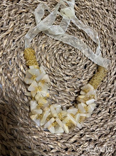 Ожерелье из камней ручной работы