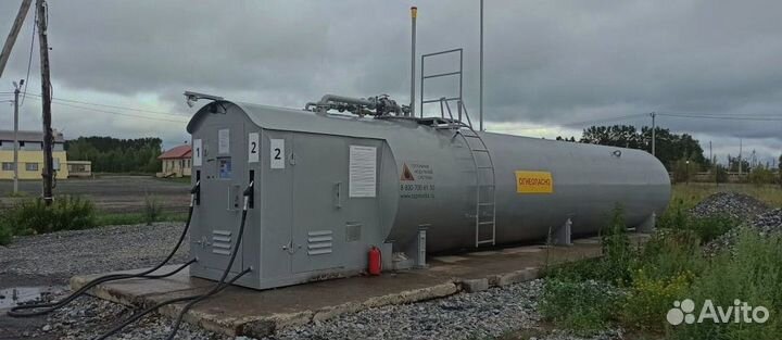 Контейнерная АЗС для нужд предприятия