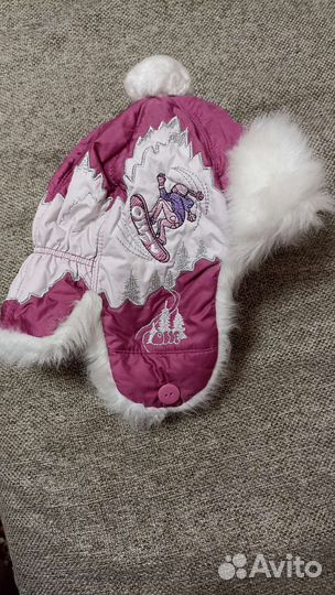 Шапка зимняя для девочки 54р