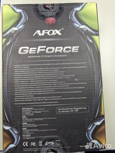 Видеокарта afox nvidia GeForce GT210