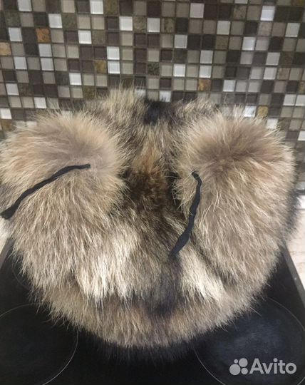 Шапка ушанка меховая