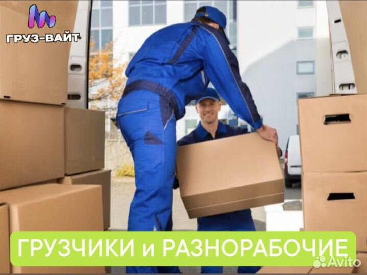 Грузчики разнорабочие