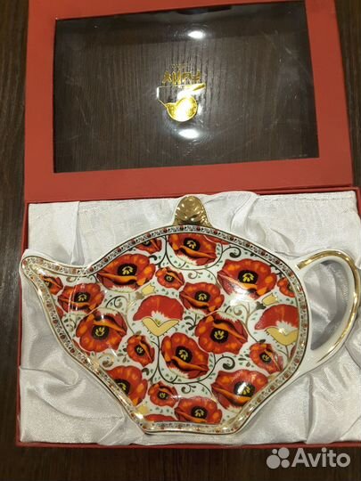 Подарочное блюдечко для чайных пакетиков