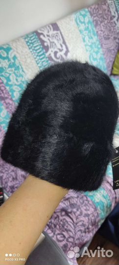 Шапка из ангоры, шарф