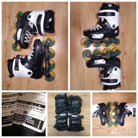 Ролики Seba р36, Fila nrk 40, Powerslide 40, Micro