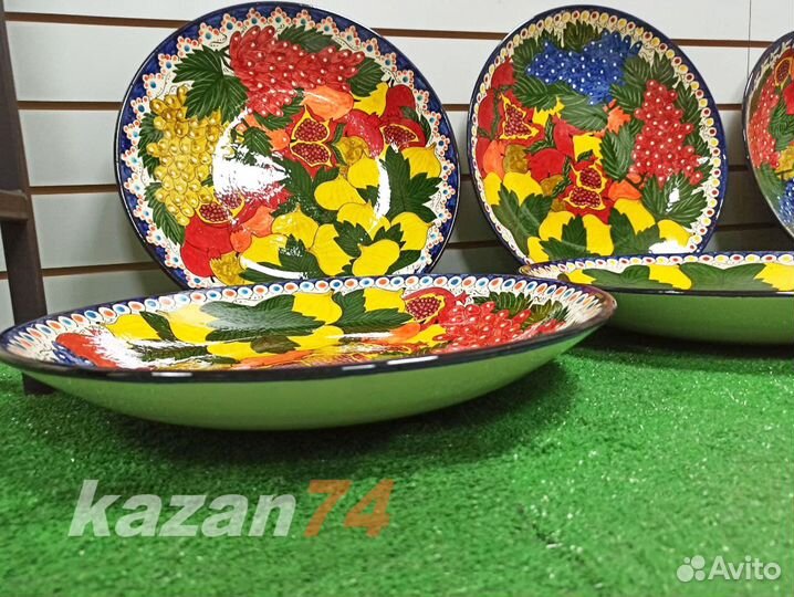 Большая тарелка 42см ляган узбекская посуда