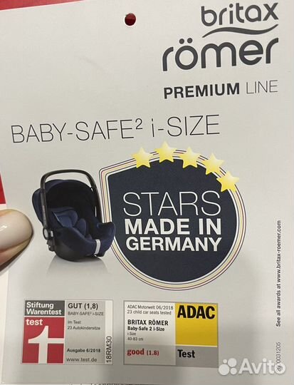 Автокресло Britax Romer Baby-Safe2 i-Size + база
