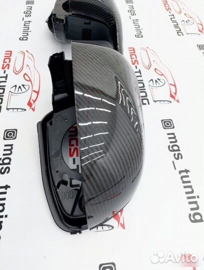 Корпуса зеркал X6M F96 на X6 G06 Карбон