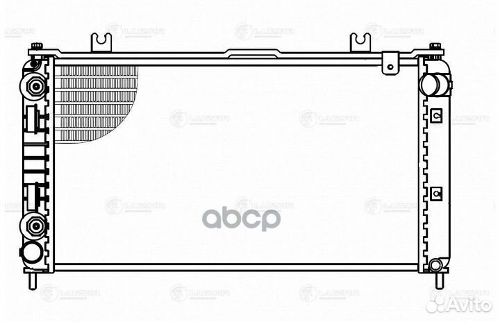 Радиатор охл. для а/м Лада 2190 