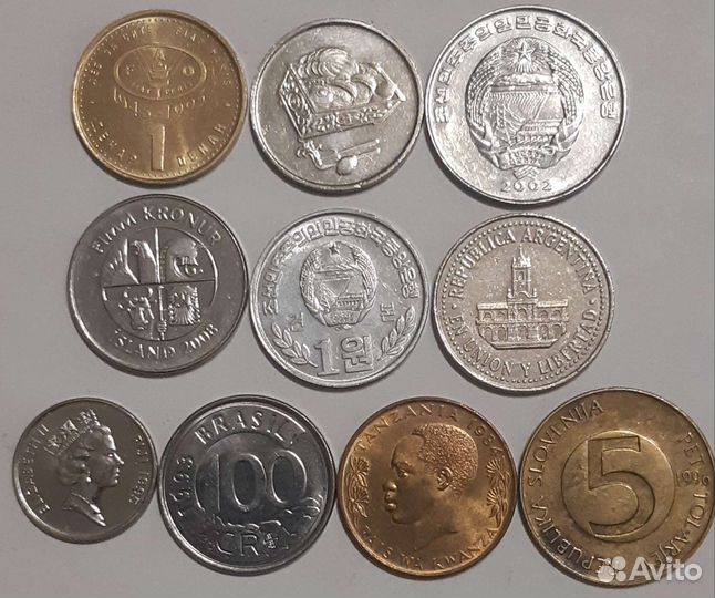 Иностранные монеты Экзотика