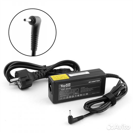 Блок питания TopON для Samsung 12V 3.33A (2.5x0.7)