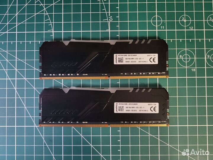 HyperX Fury DDR4 black RGB 8gb 3733