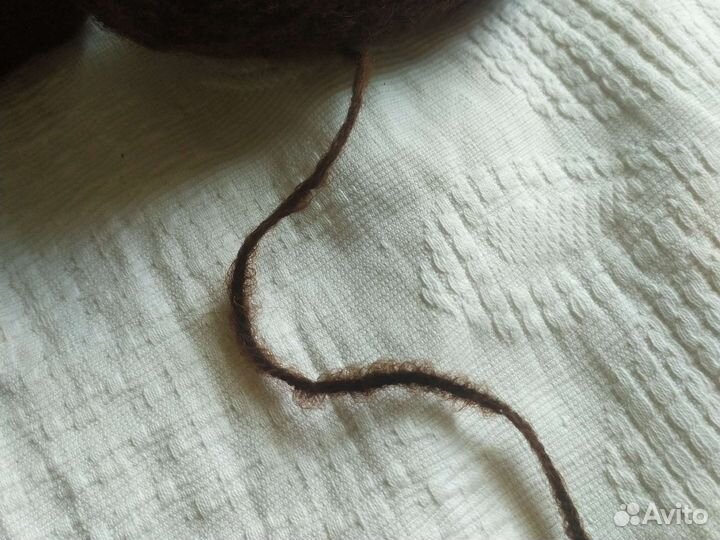 Пряжа букле Франция шерсть винтаж