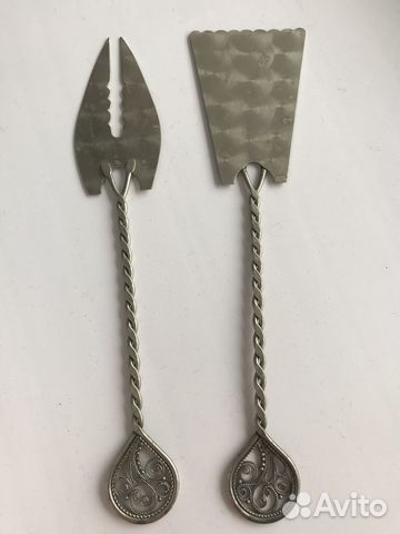 Сервировочные лопатки мельхиор СССР