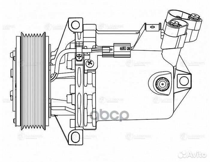 Компрессор кондиционера renault duster /kaptur