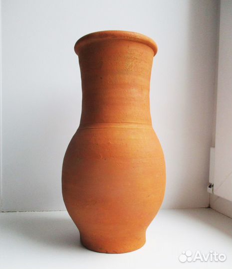 Крынка махотка старинная, высота 26 см