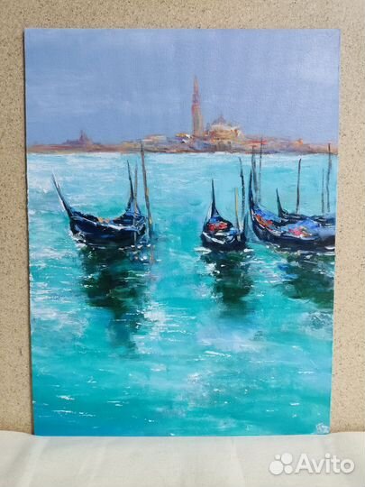 Венеция, картина маслом на холсте