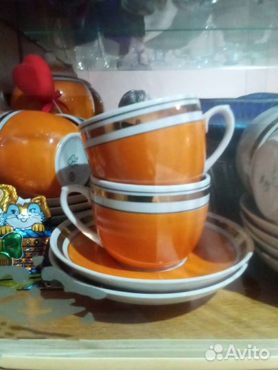 Чайный сервиз фарфор СССР, новый