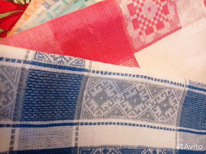 Льняные простыни и скатерти новые СССР
