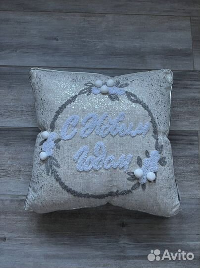 Подушка Küchenland Сhristmas silver