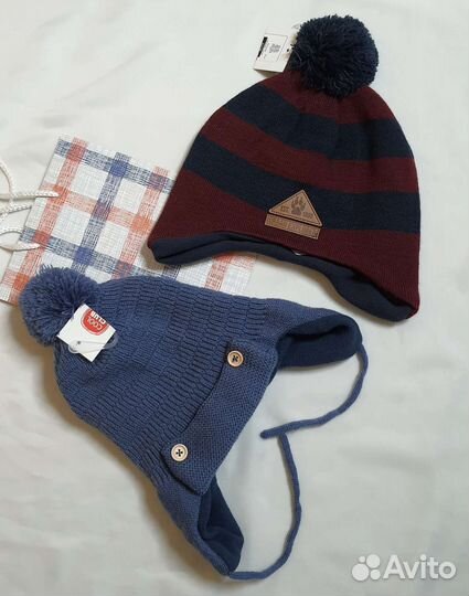 Шапка детская на объём 52-54см Cool Club разные