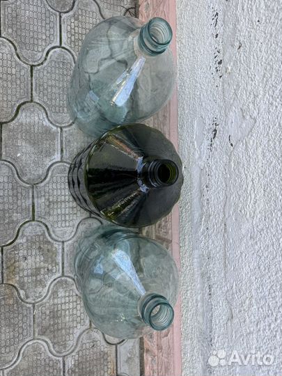 Бутылка стеклянная 20 литров