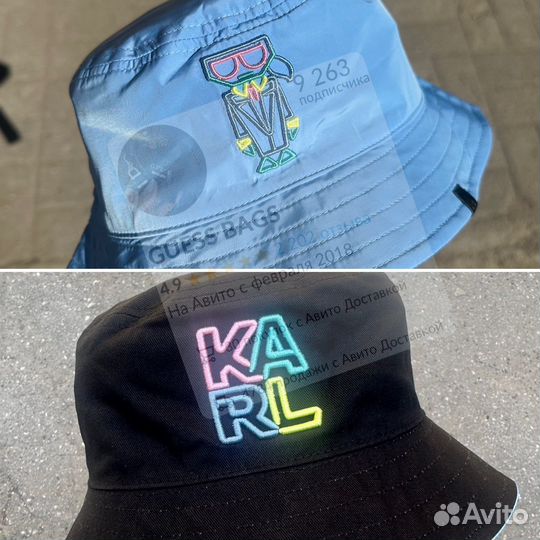 Панама двусторонняя Karl Lagerfeld оригинал