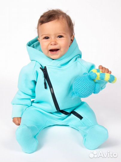 Детский комбинезон с начесом 62-86