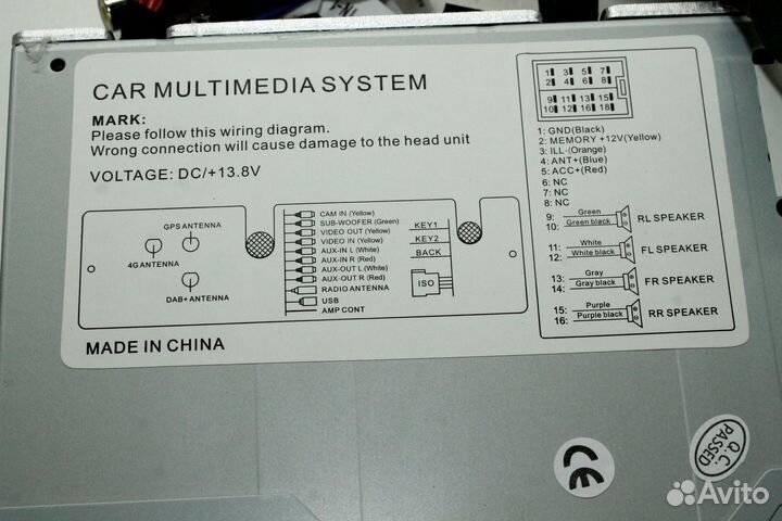 Магнитола 1 дин с экраном