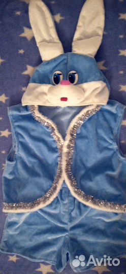 Новогодний костюм зайчика