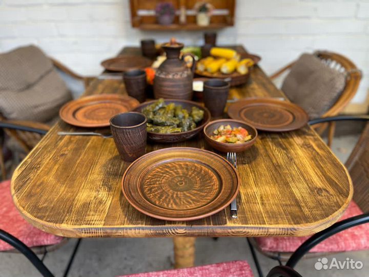 Пиала из красной глины