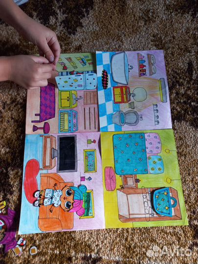 Бумажный лол чемодан bigger (на заказ)