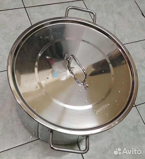 Кастрюля 30 литров. Нержавеющая сталь. Новая