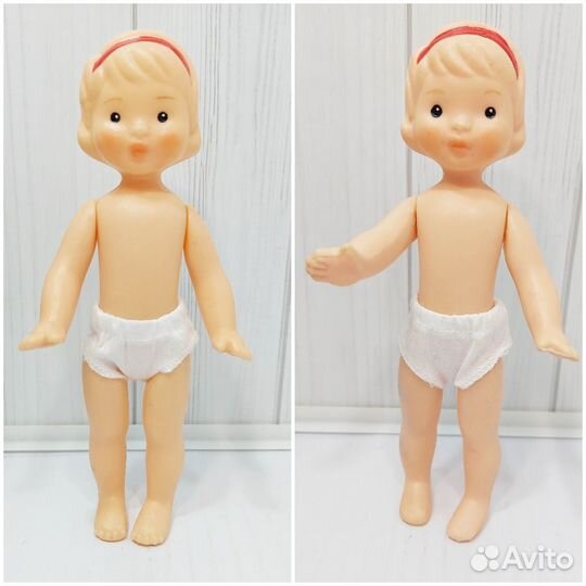 Кукла СССР Дина с ободком Аским рельефка