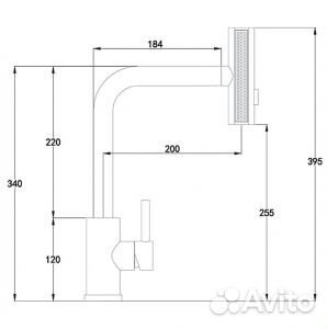 Смеситель для кухни zorg матовая сталь sh 093 inox