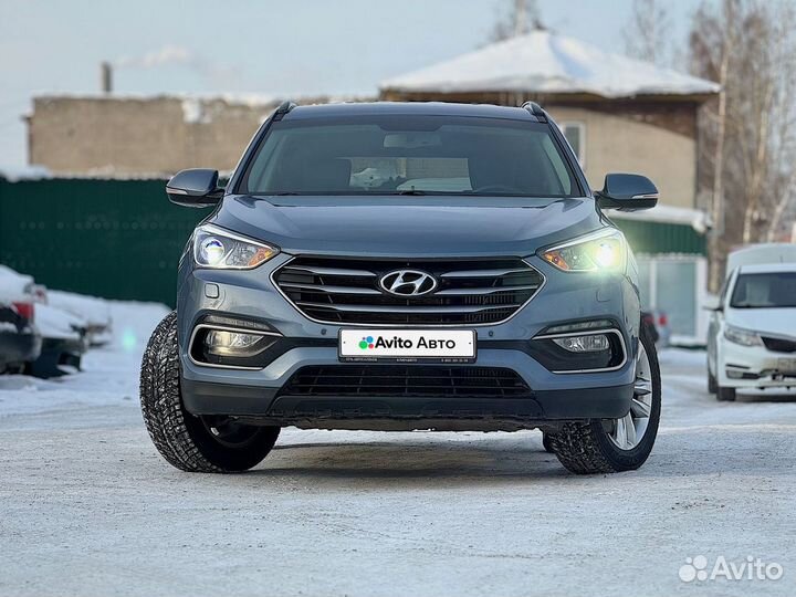 Hyundai Santa Fe 2.2 AT, 2017, 89 800 км