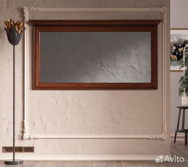 Зеркало kentaki LUS/155 каштан