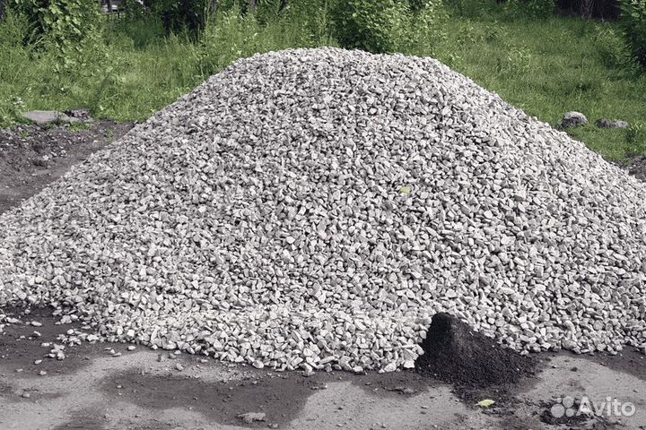 Щебень гравийный в наличии с доставкой