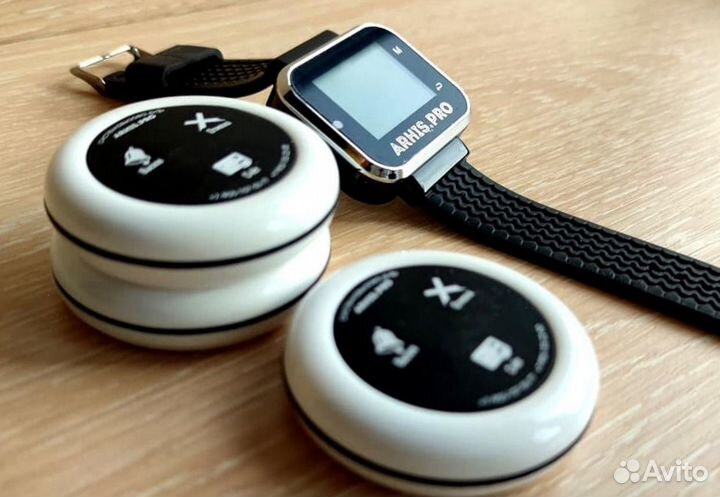 Кнопка вызова персонала, официанта, часы-пейджер