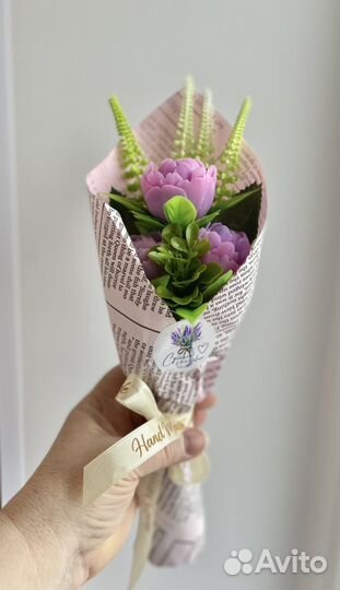 Букет в руку. Мыло ручной работы