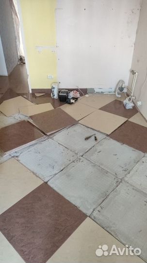 Плитка напольная бу