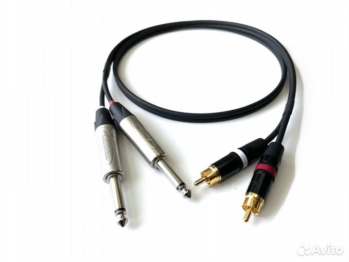 Кабели Sommer Cable Jack 6.3mm RCA Neutrik Rean