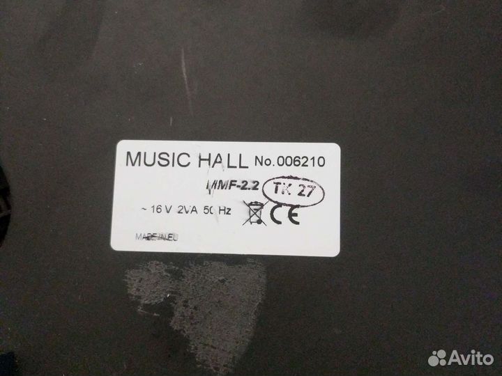 Проигрыватель винила Music Hall MMF 2.2 Black