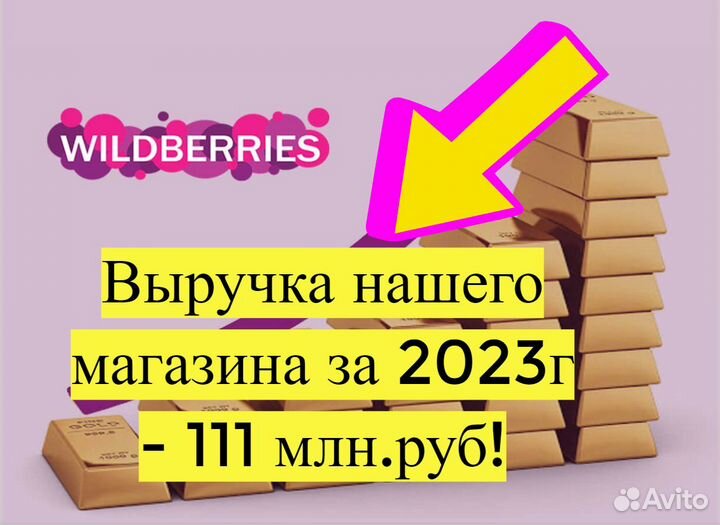 Готовый бизнес Wildberries под ключ, 80 годовых