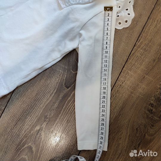 Блузка для девочки 110 молочная