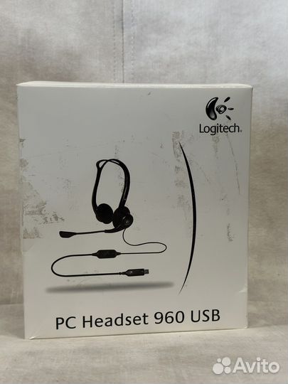 Гарнитура logitech PC Headset 960 USB